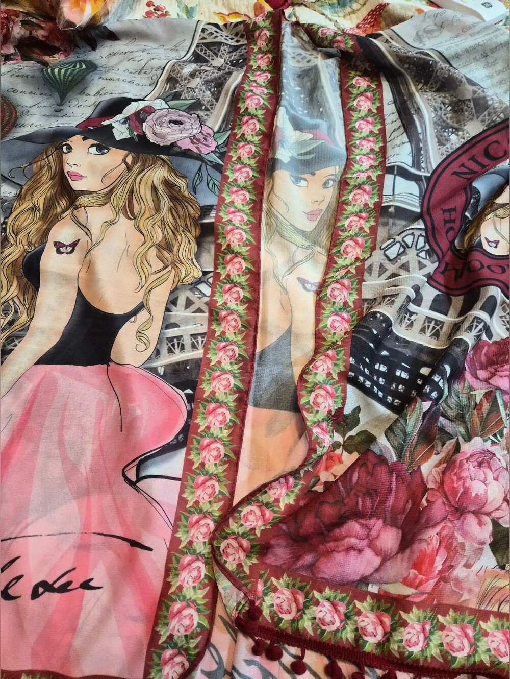 Nicole Lee Vivian Dreams Print Size OS Boho Resortwear - Picture 5 of 10